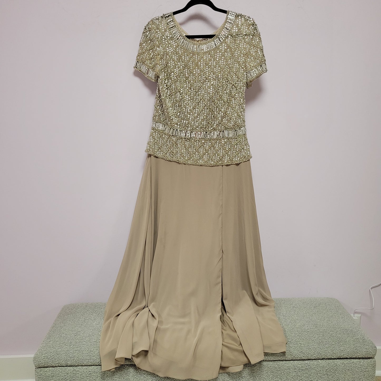 Beaded Bodice Formal Gown 16