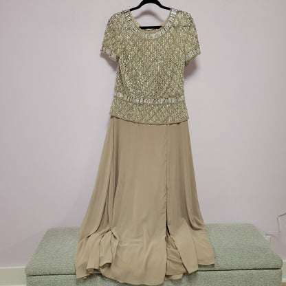 Beaded Bodice Formal Gown 16