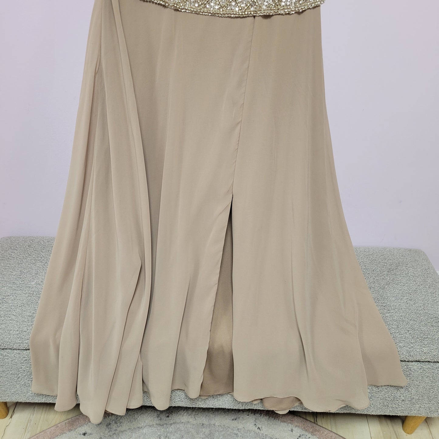 Beaded Bodice Formal Gown 16