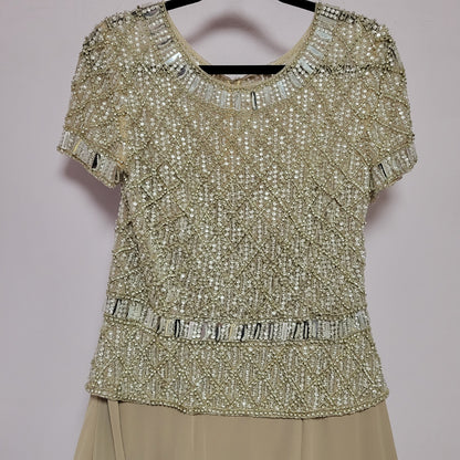 Beaded Bodice Formal Gown 16