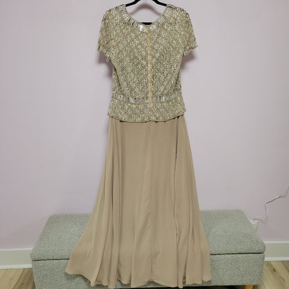 Beaded Bodice Formal Gown 16