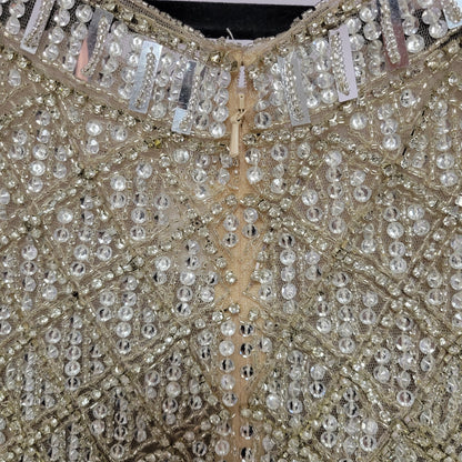 Beaded Bodice Formal Gown 16
